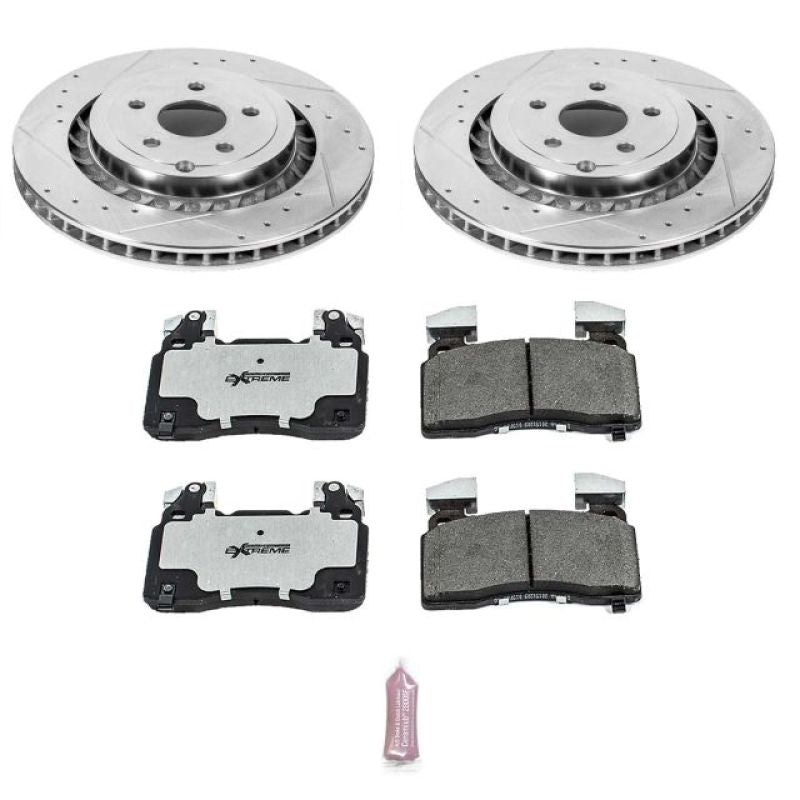 Power Stop 14-17 Chevrolet SS Front Z26 Street Warrior Brake Kit Brake Kits - Performance D&S PowerStop