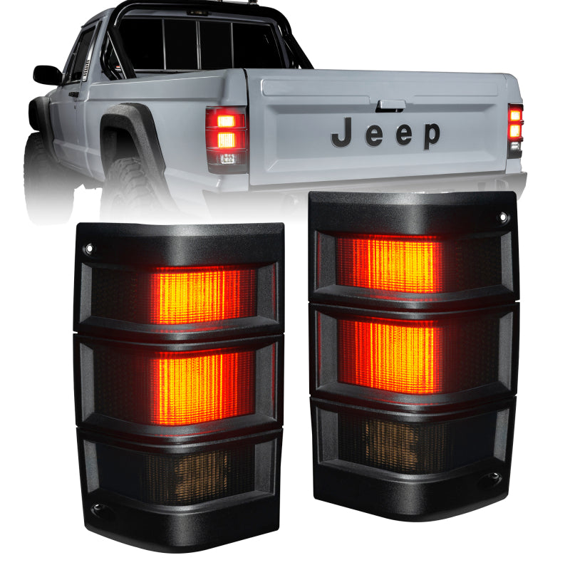 ORACLE Lighting Jeep Comanche MJ LED Tail Lights - Tinted Lens Tail Lights ORACLE Lighting