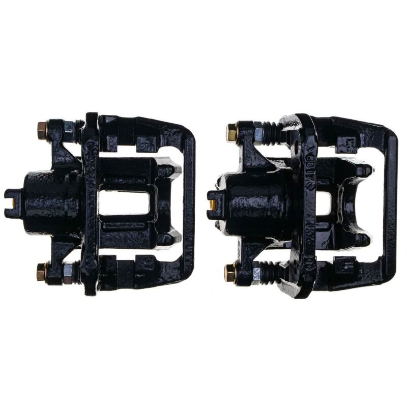 Power Stop 01-03 Acura CL Rear Black Caliper - Pair w/Bracket Brake Calipers - Perf PowerStop