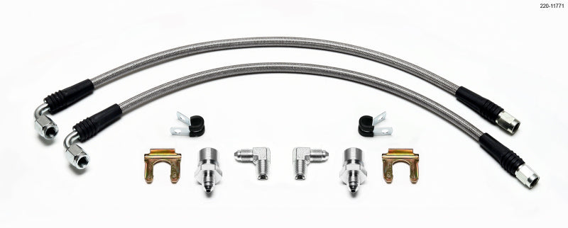 Wilwood Flexline Kit 2006-10 Magnum/Charger/Challenger/300C Front Brake Line Kits Wilwood
