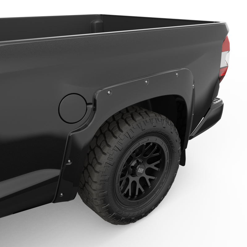 EGR 14+ Toyota Tundra Bolt-On Look Color Match Fender Flares - Set - Black Fender Flares EGR