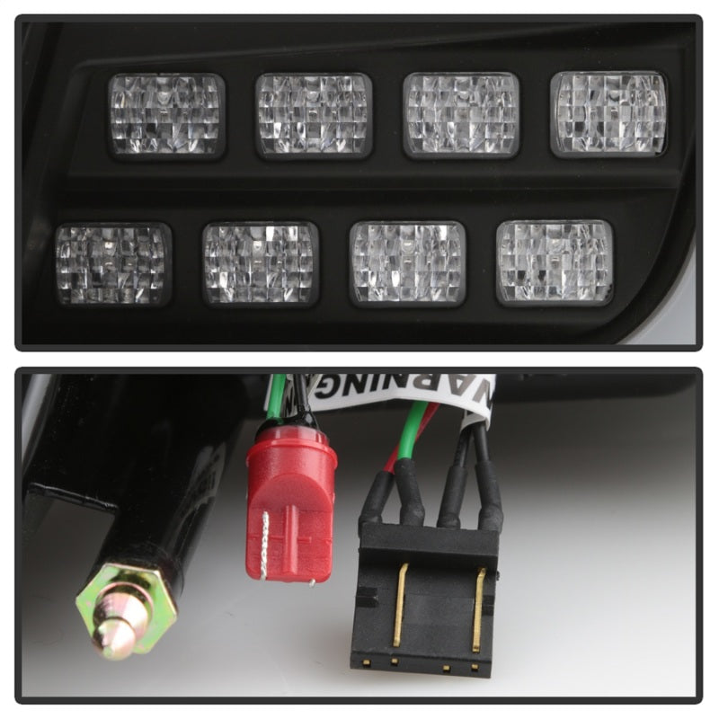 Spyder Mitsubishi Lancer/Evolution X 08-14 V2 LED Tail Lights - Black ALT-YD-ML08V2-SEQ-BK Tail Lights SPYDER