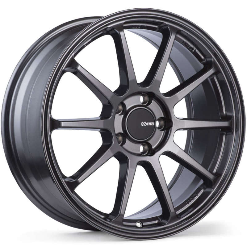 Enkei PX-10 18x8 5x114.3 35mm Offset 72.6mm Bore Gunmetal Wheel Wheels - Cast Enkei
