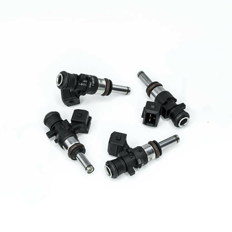 Deatschwerks Bosch EV14 Universal 40mm Compact Matched Set of 4 Injectors 500cc (Extended Nozzle) Fuel Injector Sets - 4Cyl DeatschWerks