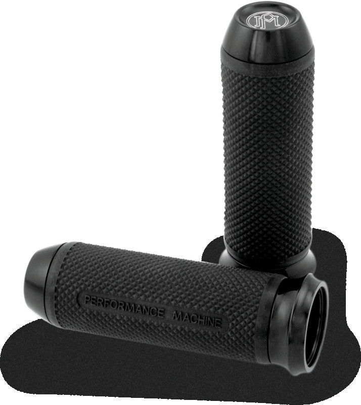 Performance Machine Handle Grip Set - Elite Cable - Black Ano Grips Performance Machine