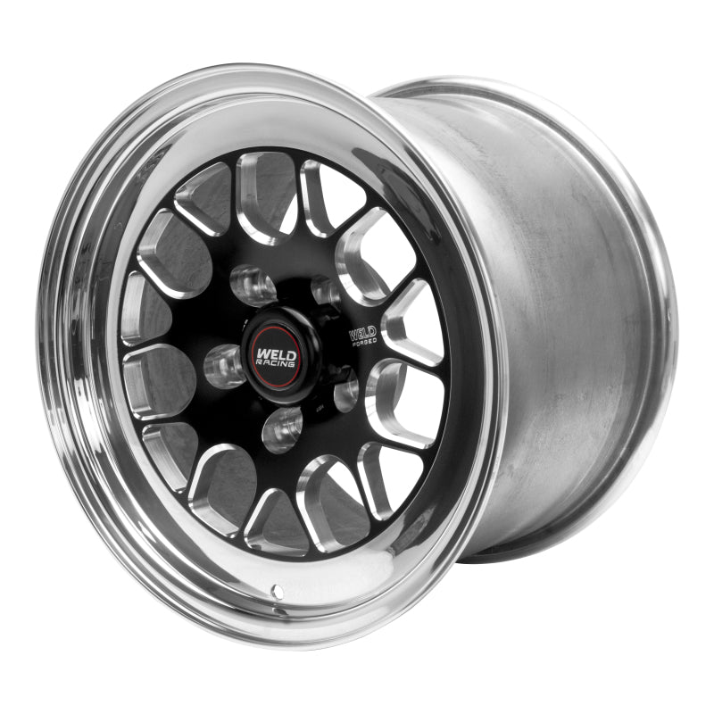 Weld S77 15x10.33 / 5x4.5 BP / 6.5in. BS Black Wheel (Low Pad) - Non-Beadlock Wheels - Forged Weld