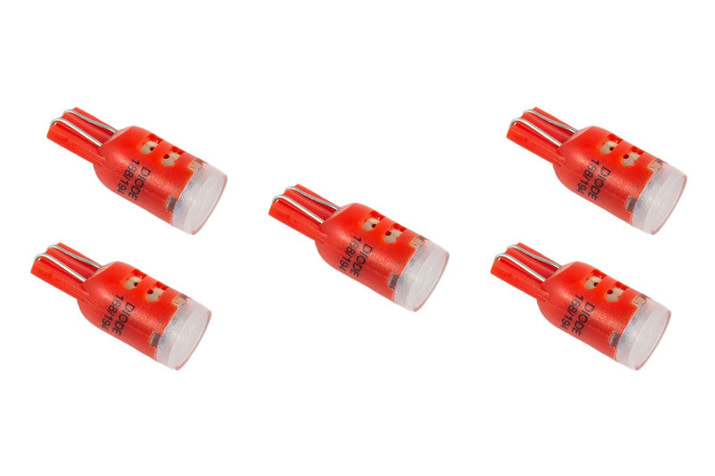 Diode Dynamics 194 LED Bulb HP5 - Red (five) Bulbs Diode Dynamics
