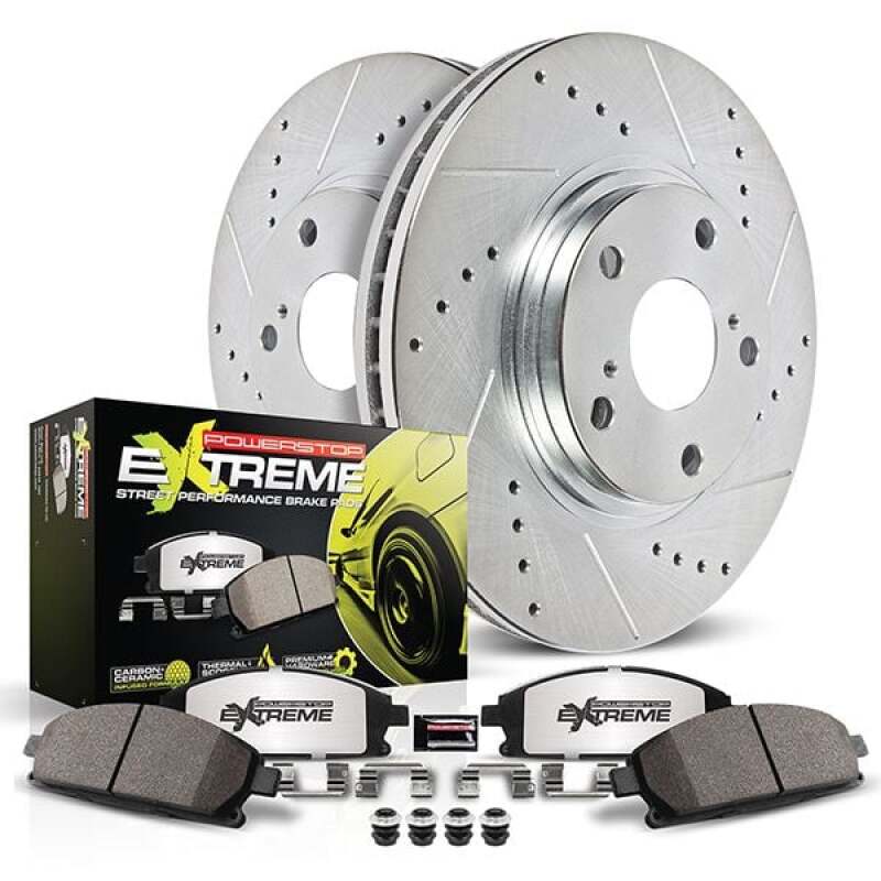 Power Stop 20-22 Honda CR-V Front Z26 Street Brake Kit Brake Kits - Performance D&S PowerStop