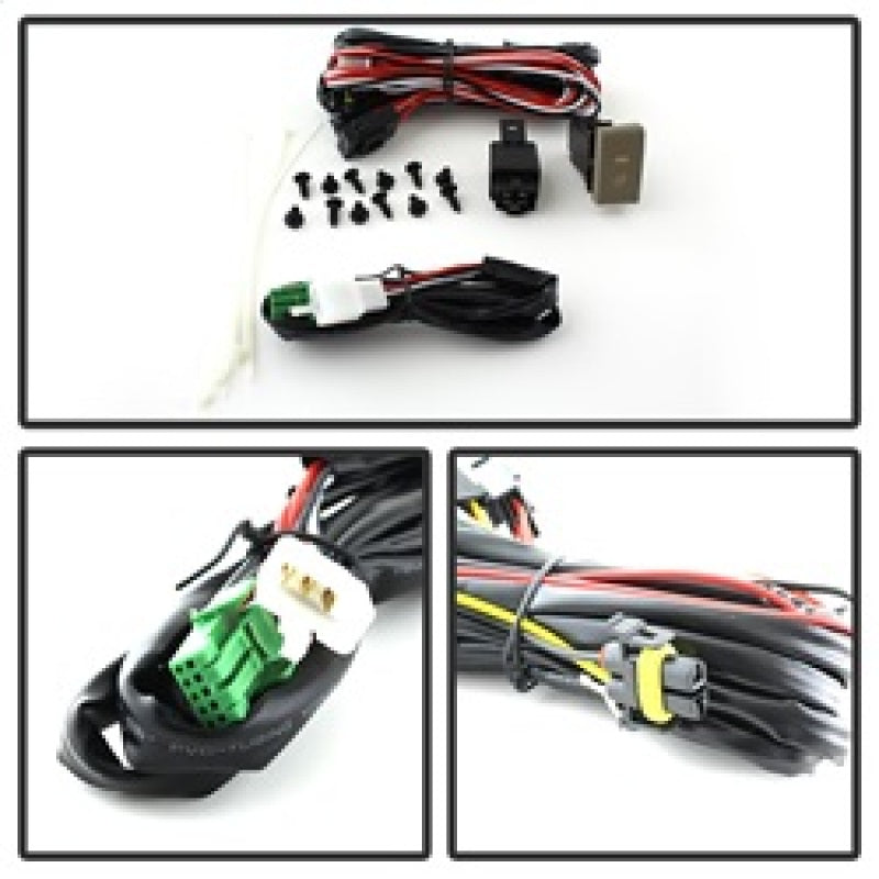 Spyder Hyundai Elantra 2014+ OEM Style Fog Lights W/Switch Clear FL-HYE2014-C Fog Lights SPYDER