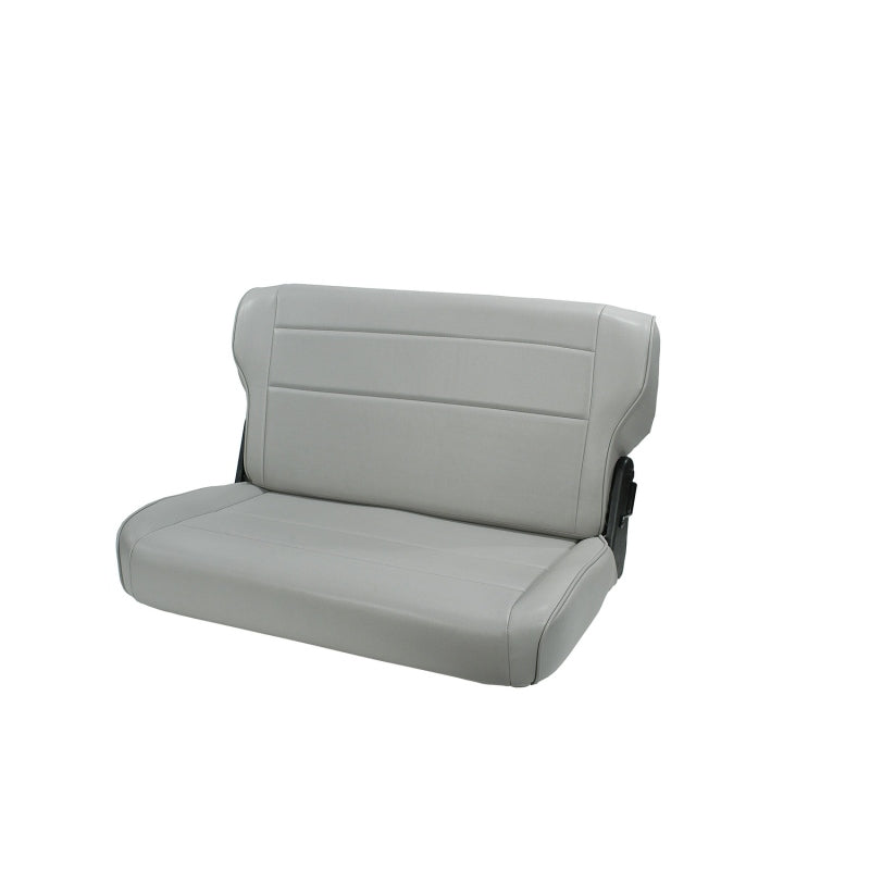 Rugged Ridge Fold & Tumble Rear Seat Gray 76-95 Jeep CJ / Jeep Wrangler Seat Releases Rugged Ridge
