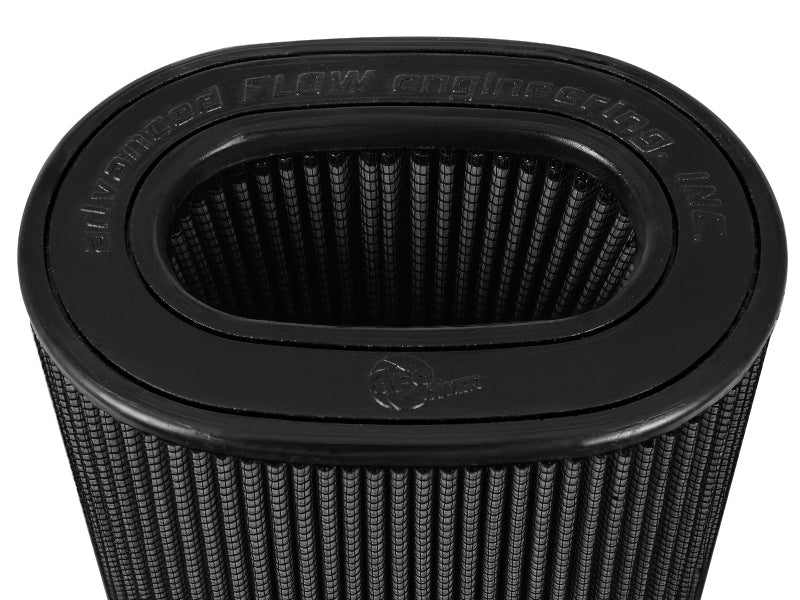 aFe Magnum FLOW Black Pro 5R Air Filter (Pair) (6x4)in F x (8-1/4x6-1/4in) B x (7-1/4x5in) Tx10in H Air Filters - Universal Fit aFe