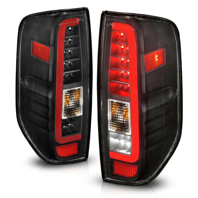 ANZO 2005-2021 Nissan Frontier LED Taillights Black Housing/Clear Lens Tail Lights ANZO