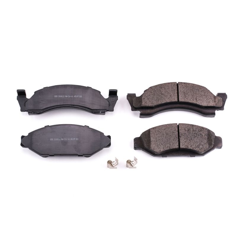Power Stop 1974 American Motors Ambassador Front Z17 Evo Ceramic Brake Pad w/Hardware Brake Kits - Performance Blank PowerStop