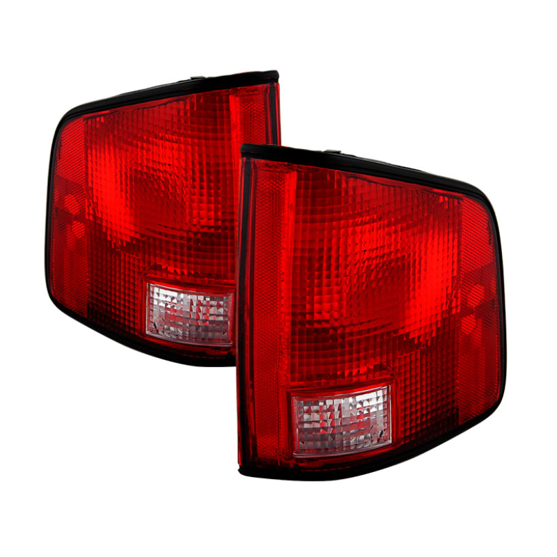 xTune Chevy S10 94-04 w/ Black Edge OE Style Tail Lights OEM ALT-JH-CS1094-OE-RC Tail Lights SPYDER