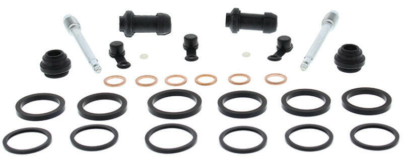 All Balls Racing 08-09 Honda DN-01 (NSA700A) Caliper Rebuild Kit - Front Brake Caliper Rebuild Kits All Balls Racing
