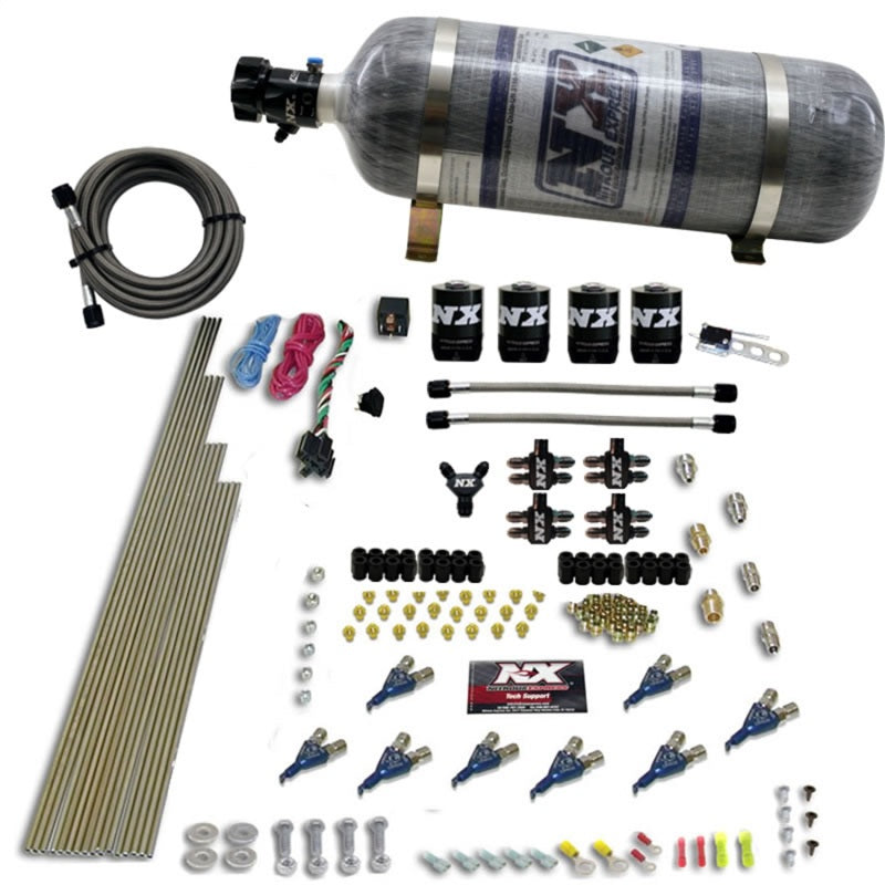 Nitrous Express 8 Cyl Alcohol Nitrous Kit (250-550HP) w/Composite Bottle Nitrous Systems Nitrous Express
