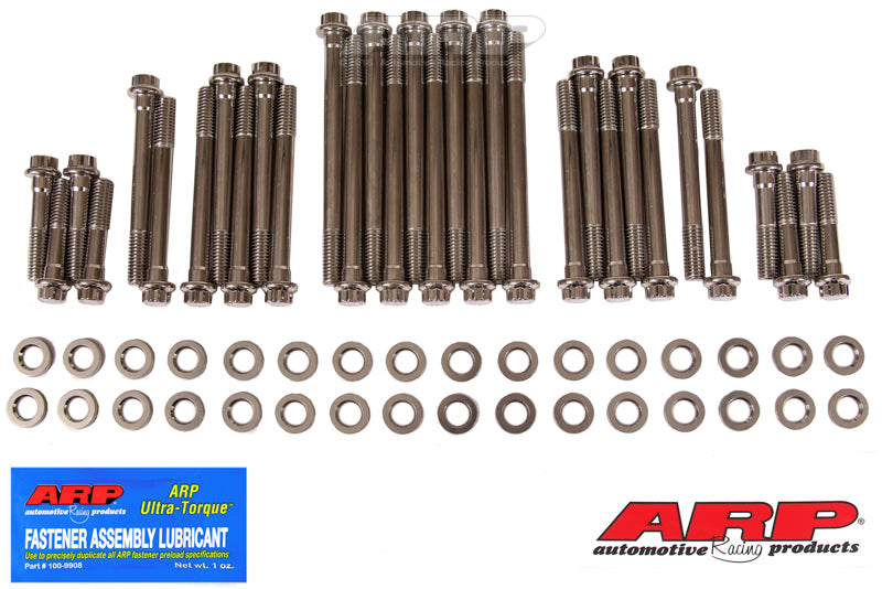 ARP Big Block Chevy With Brodix Aluminum Heads 12pt Head Bolt Kit - Stainless Steel Head Stud & Bolt Kits ARP