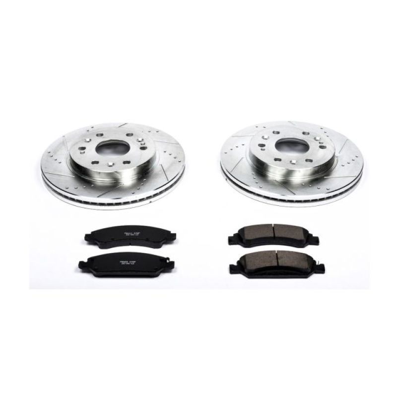 Power Stop 08-19 Cadillac Escalade Front Z23 Evolution Sport Brake Kit Brake Kits - Performance D&S PowerStop