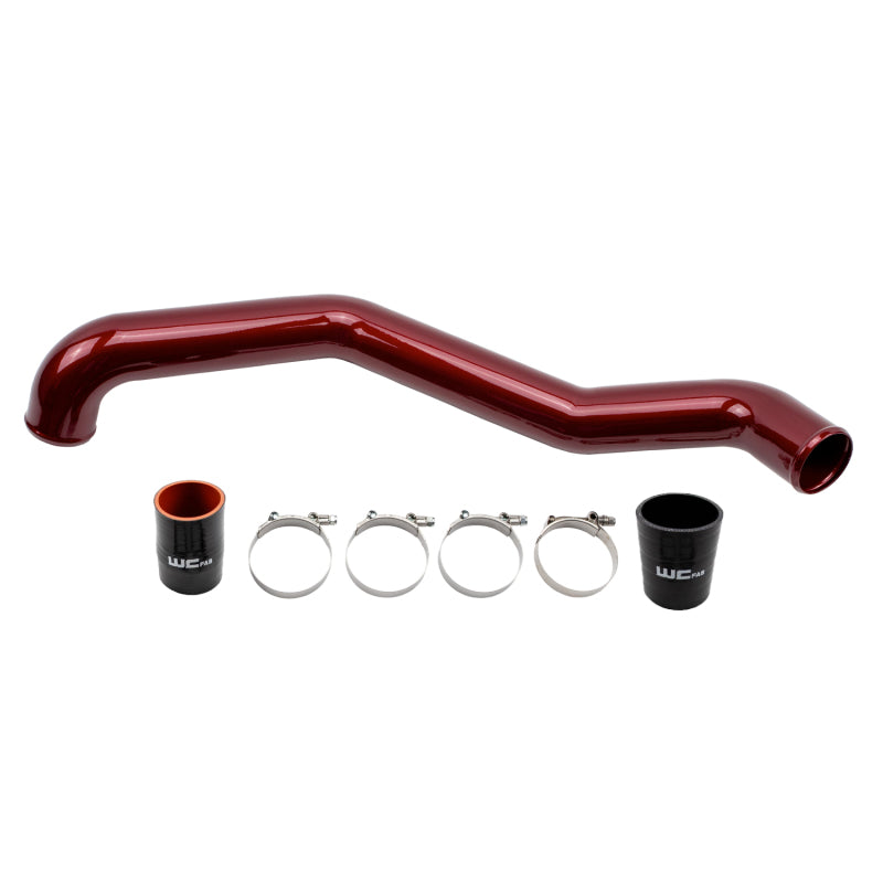 Wehrli 17-19 Chevrolet 6.6L L5P Duramax Driver Side 3in Intercooler Pipe - Brizzle Blue Intercooler Pipe Kits Wehrli