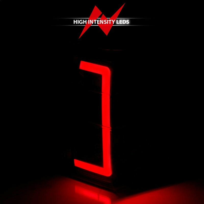 ANZO 07-17 Ford Expedition LED Taillights w/ Light Bar Black Housing Smoke Lens Tail Lights ANZO