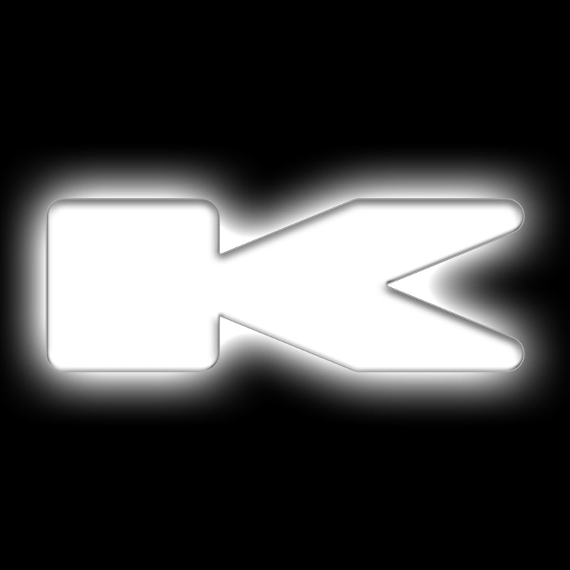ORACLE Lighting Universal Illuminated LED Letter Badges - Matte Wht Surface Finish - K Light Accessories and Wiring ORACLE Lighting