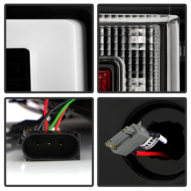 Spyder 20-21 Ford F250 Superduty LED Tail Lights - Black (ALT-YD-FS20HAL-LED-BK) Tail Lights SPYDER