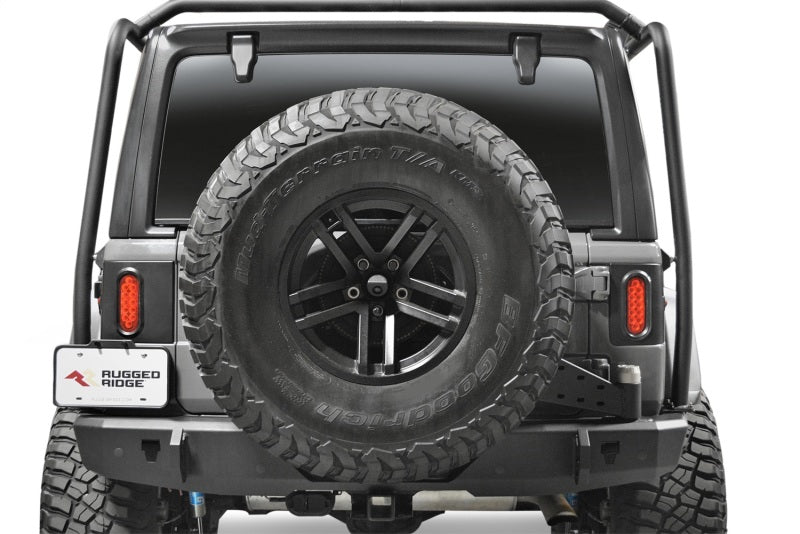 Rugged Ridge 18-24 Jeep Wrangler JL/JLU Flush Mount Tail Light (Pair) - Blk Tail Lights Rugged Ridge
