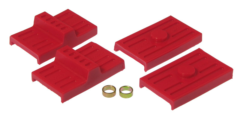 Prothane 70-81 GM Upper/Lower Spring Pad (Multi) - Red Bushing Kits Prothane