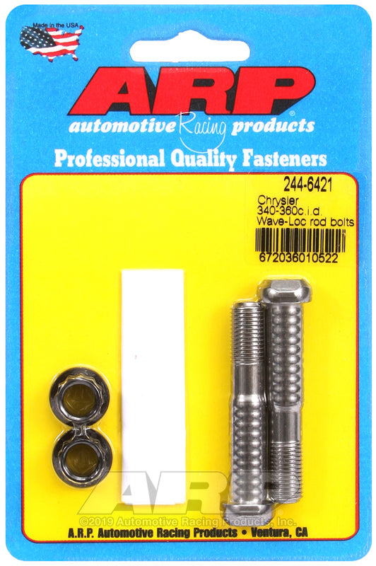 ARP SB Chrysler pro wave-loc 2pk rod bolt kit Rod Bolt Kits ARP