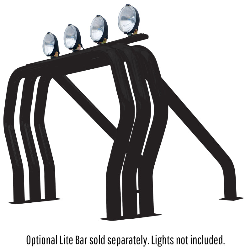 Go Rhino 88-98 Chevy/GMC C /K Series RHINO! Bed Bar Complete Kit w/Main Bar + Kickers Bed Bars Go Rhino