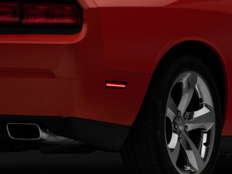 Raxiom 08-14 Dodge Challenger Axial Series LED Side Marker Lights- Smoked Sidemarkers & Indicators Raxiom