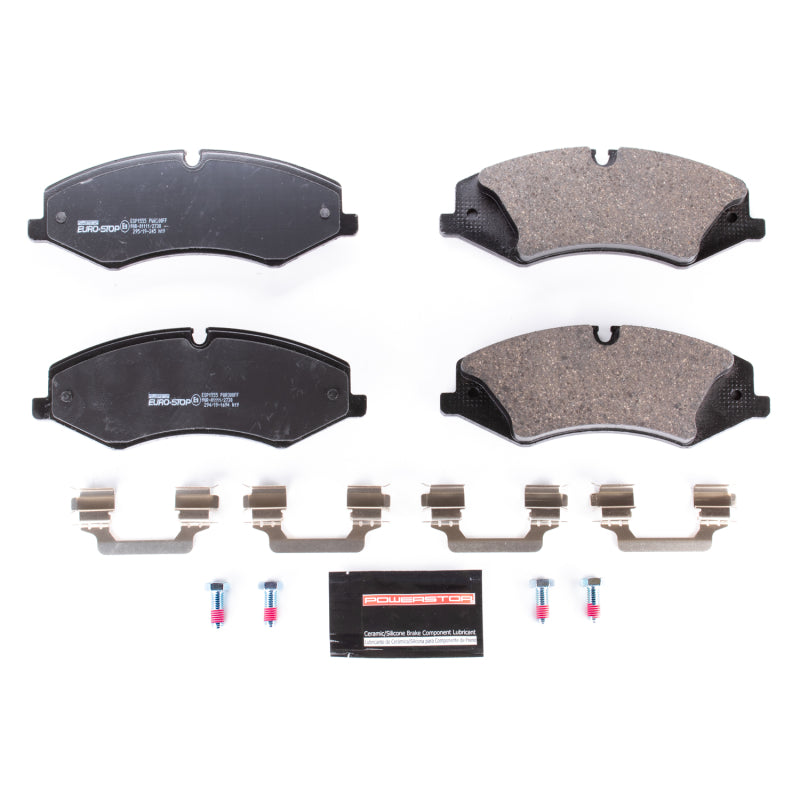 Power Stop 11-17 Land Rover Range Rover Sport Euro-Stop ECE-R90 Front Brake Pads Brake Pads - OE PowerStop