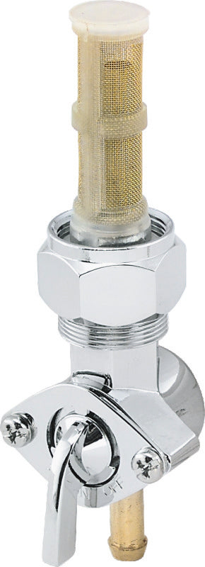 Bikers Choice 75-Up XL Big Twin Custom Chrome 22MM Straight Petcock Replaces H-D 62163-75 Fuel Components Misc Bikers Choice