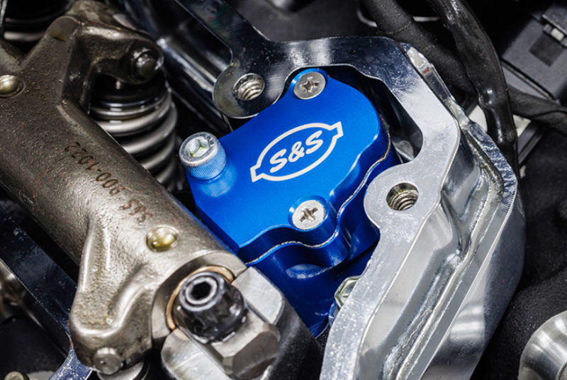 S&S Cycle M8 Models Billet Head Breather Kit Final Drive Gears S&S Cycle