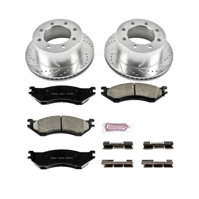 Power Stop 01-02 Dodge Ram 2500 Rear Z23 Evolution Sport Brake Kit Brake Kits - Performance D&S PowerStop