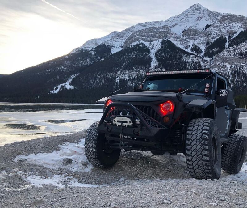 Oracle 7in High Powered LED Headlights - Black Bezel - ColorSHIFT - BC1 Headlights ORACLE Lighting