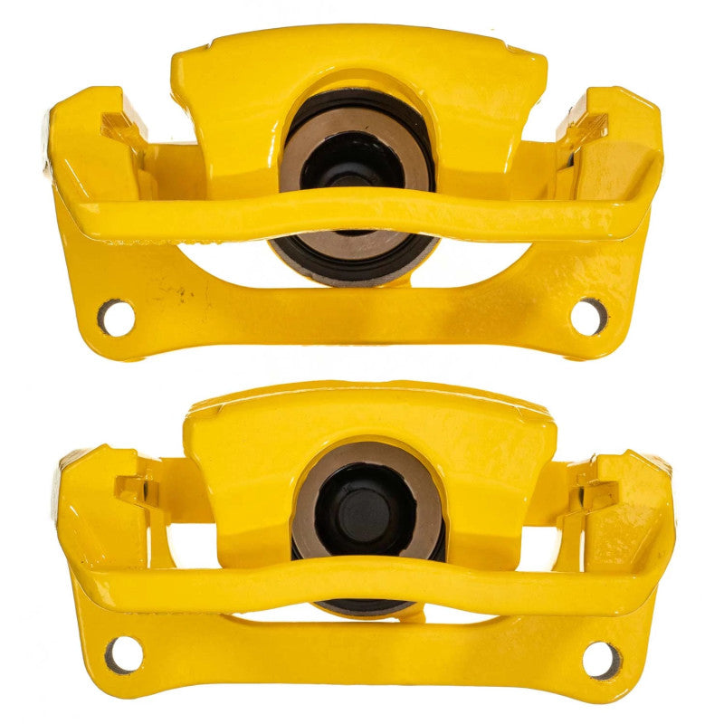Power Stop 12-18 Ford F-150 Rear Yellow Caliper w/Bracket (Pair) Brake Calipers - Perf PowerStop