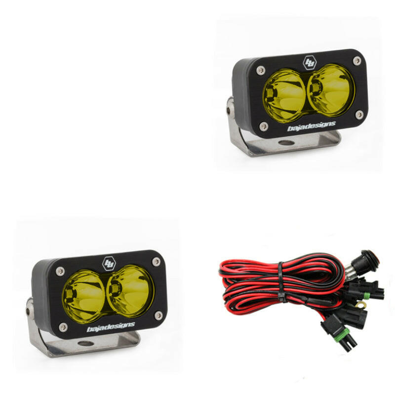 Baja Designs S2 Sport Spot Pattern LED Work Light - Amber Light Bars & Cubes Baja Designs