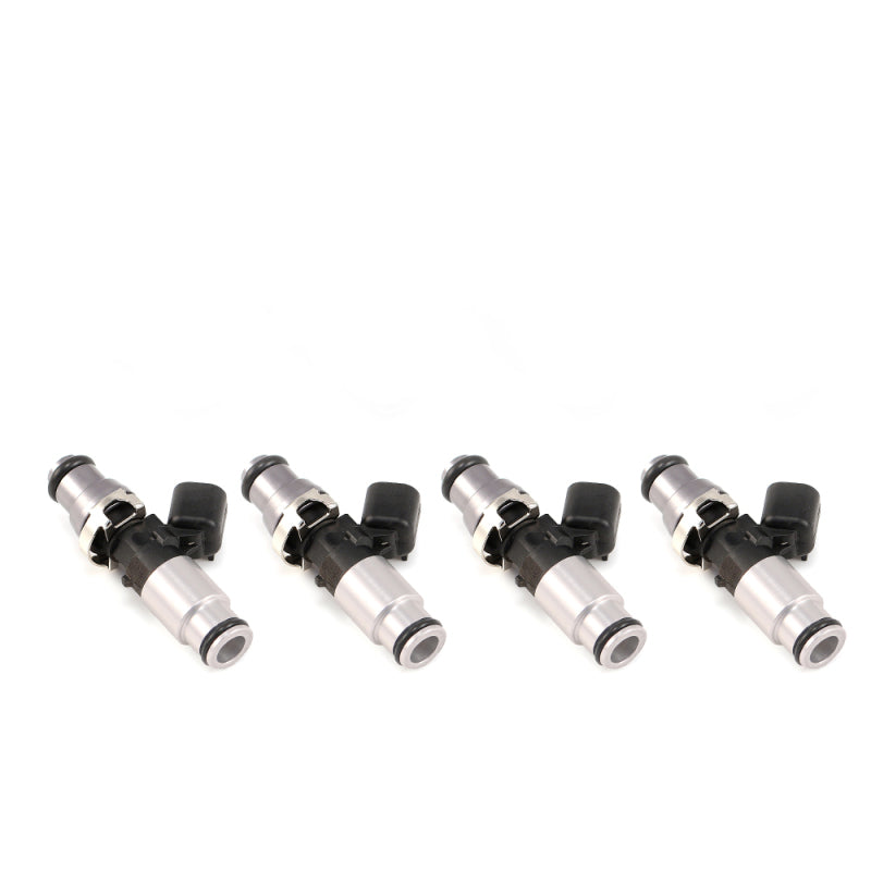 Injector Dynamics 1750-XDS - 60mm Length - 14mm Grey Top - 14mm Lower O-Ring (Set of 4) Fuel Injector Sets - 4Cyl Injector Dynamics