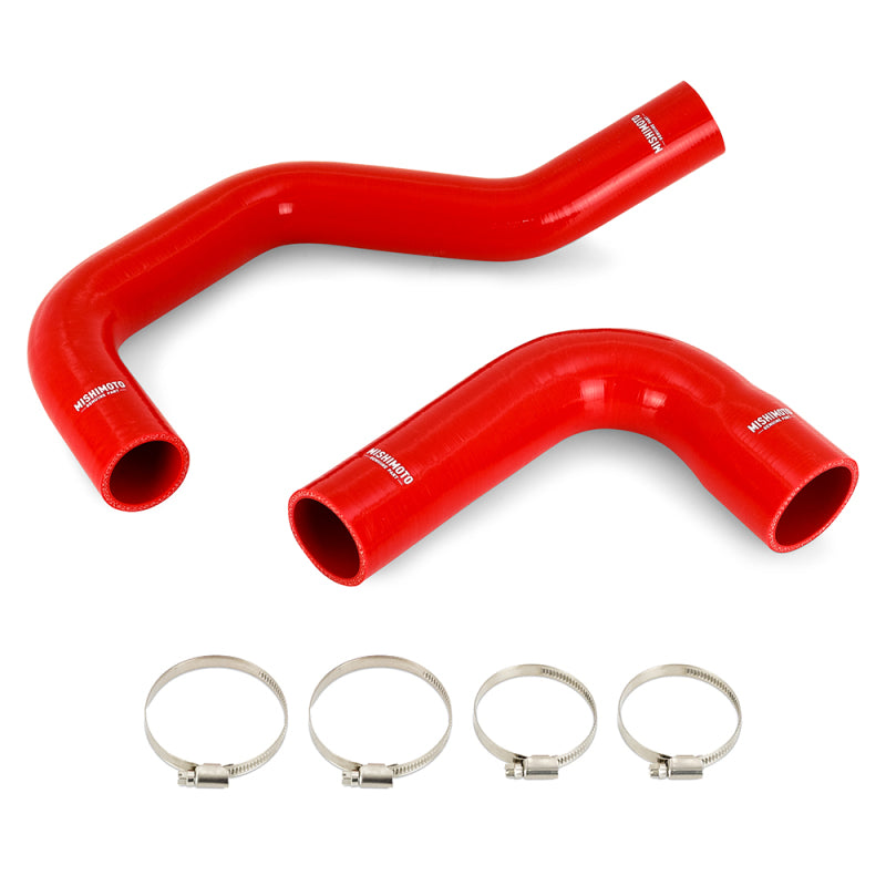 Mishimoto 1991-1993 Dodge 5.9L Cummins Silicone Coolant Hose Kit Red Hoses Mishimoto