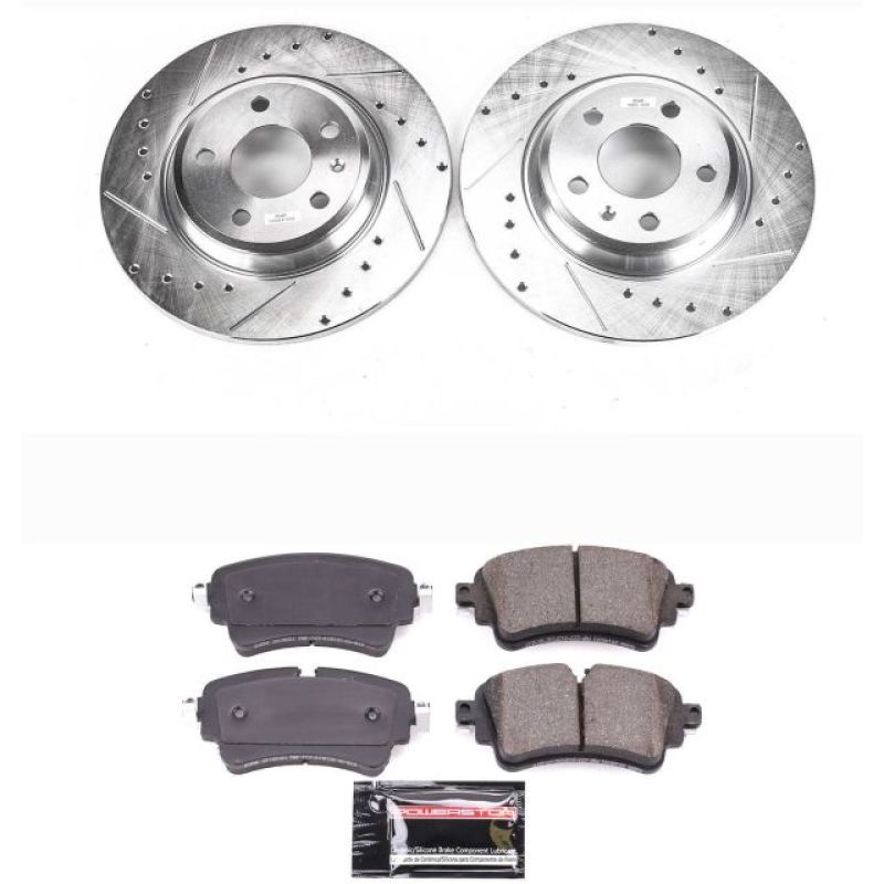 Power Stop 2019 Audi A4 Rear Z23 Evolution Sport Brake Kit Brake Kits - Performance D&S PowerStop