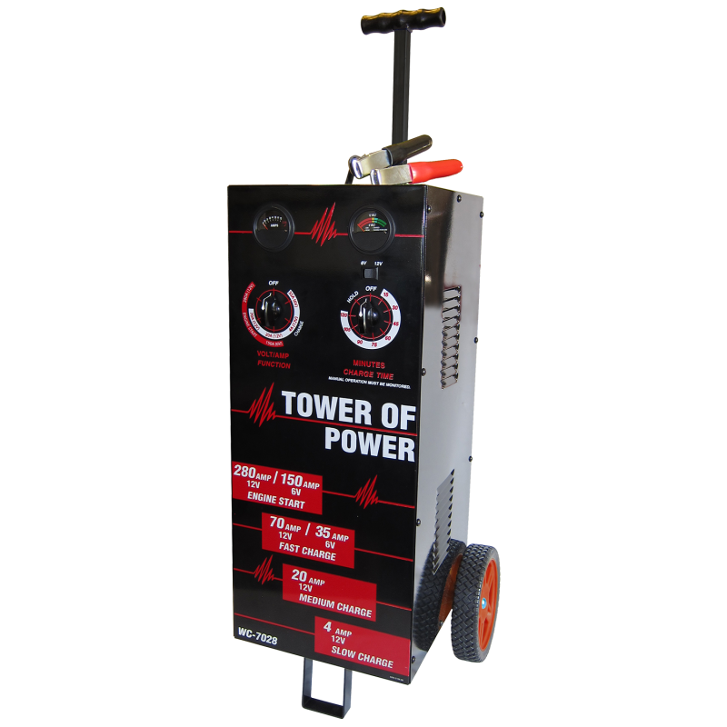 Autometer Wheel Charger Tower of Power Man 70/30/4/280 AMP Tools AutoMeter