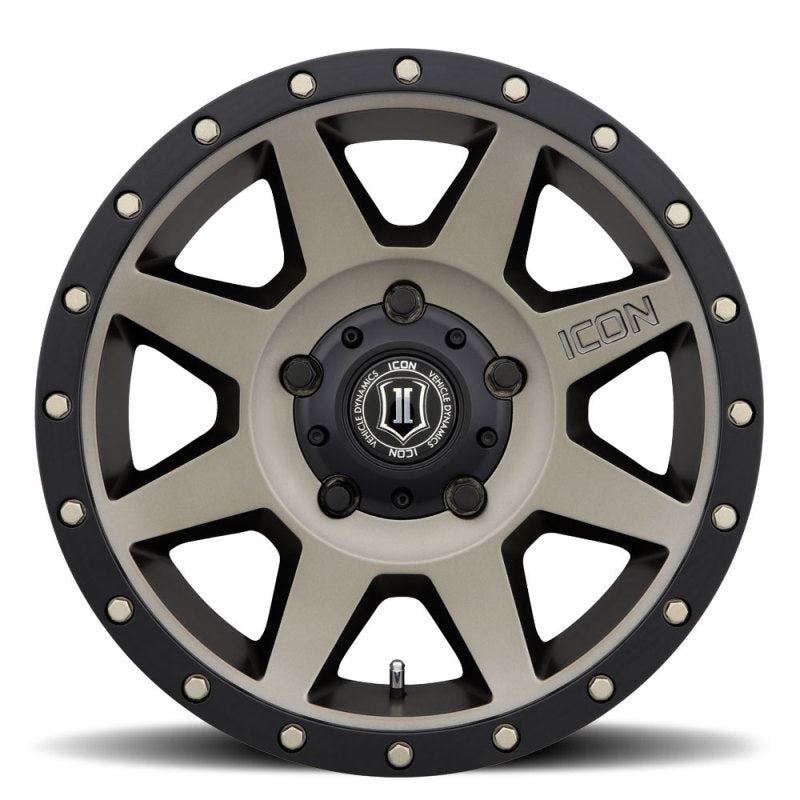 ICON Rebound 18x9 5x150 25mm Offset 6in BS 110.1mm Bore Bronze Wheel Wheels - Cast ICON