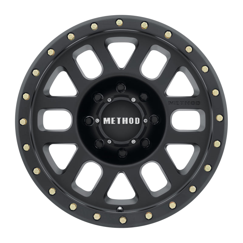 Method MR309 Grid 18x9 0mm Offset 8x180 130.81mm CB Matte Black Wheel Wheels - Cast Method Wheels