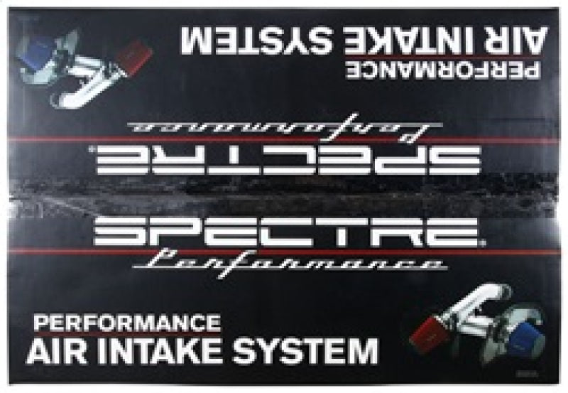 Spectre 10-12 Chevy Camaro V8-6.2L F/I Air Intake Kit - Clear Anodized w/Red Filter Cold Air Intakes Spectre
