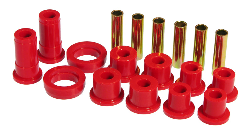 Prothane 91-94 Ford Explorer 2/4wd Rear Spring & Shackle Bushings - Red Bushing Kits Prothane