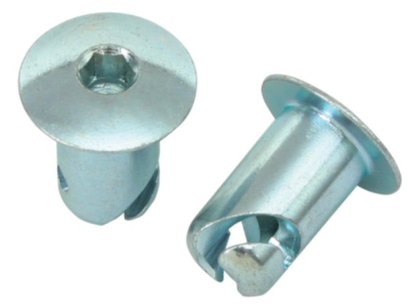 Moroso Quick Fastener - Oval Head - 7/16in x .500in - Steel - 10 Pack Fittings Moroso
