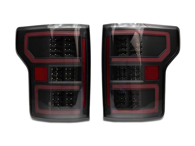 Raxiom 18-20 Ford F-150 LED Tail Lights- Blk Housing (Clear Lens) Tail Lights Raxiom
