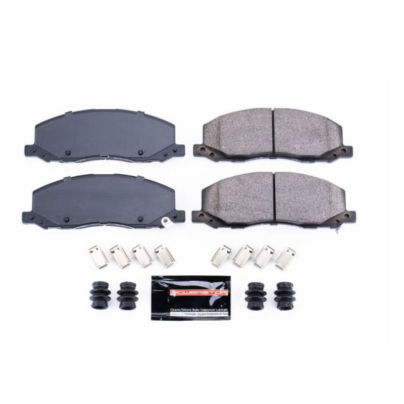 Power Stop 10-11 Saab 9-5 Front Z23 Evo Sport Brake Pad w/Hardware Brake Pads - Performance PowerStop