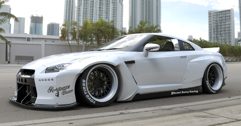 GReddy 09+ Nissan GT-R R35 Full Pandem Wide-Body Aero Kit w/o Wing Body Kits GReddy